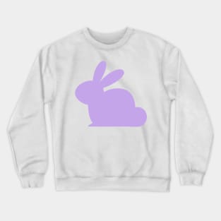 Pastel purple solid rabbit Crewneck Sweatshirt